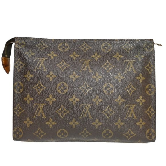 LOUIS VUITTON Poche Toilette 26 Clutch Pouch Bag Monogram Leather M47542 68HB701 - Picture 15 of 15